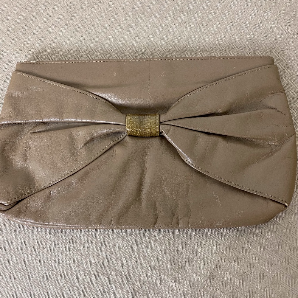 Vintage Tan Clutch from the 80"s